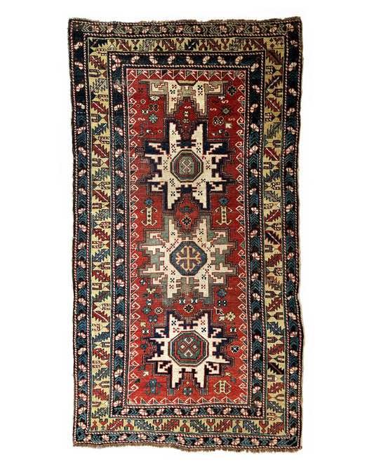 Antique Caucasian Rug