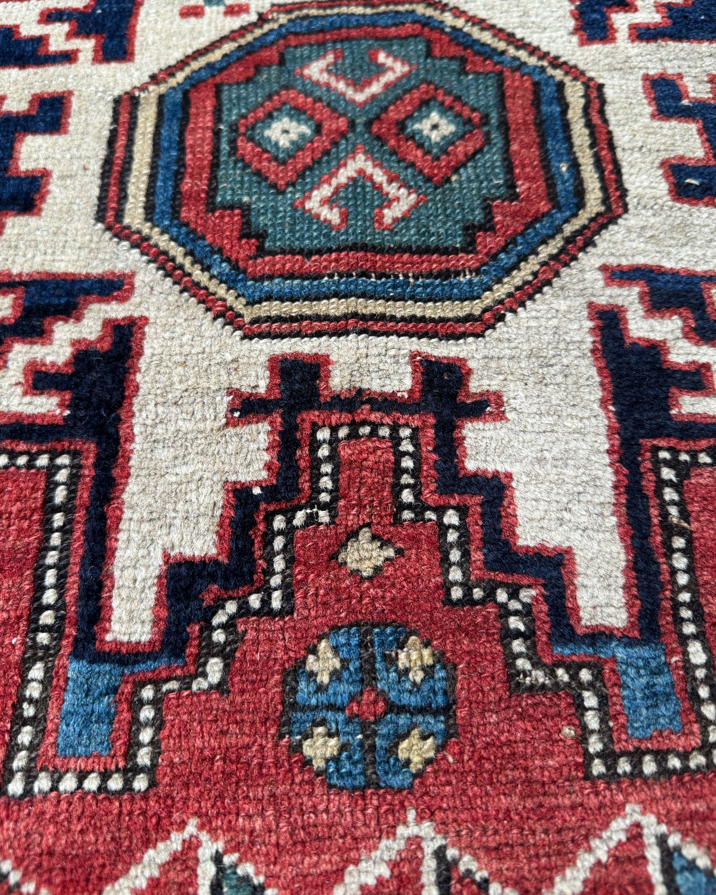 Antique Caucasian Rug