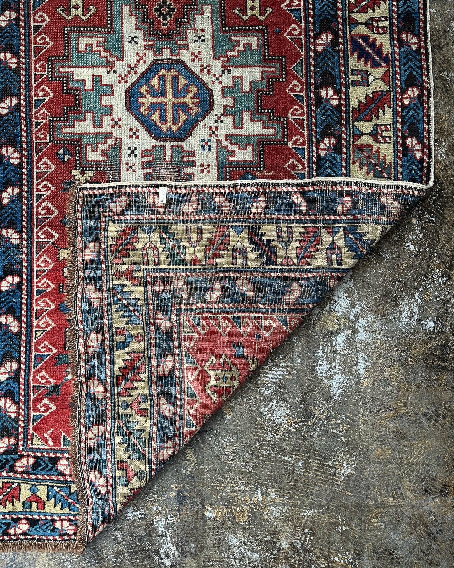 Antique Caucasian Rug