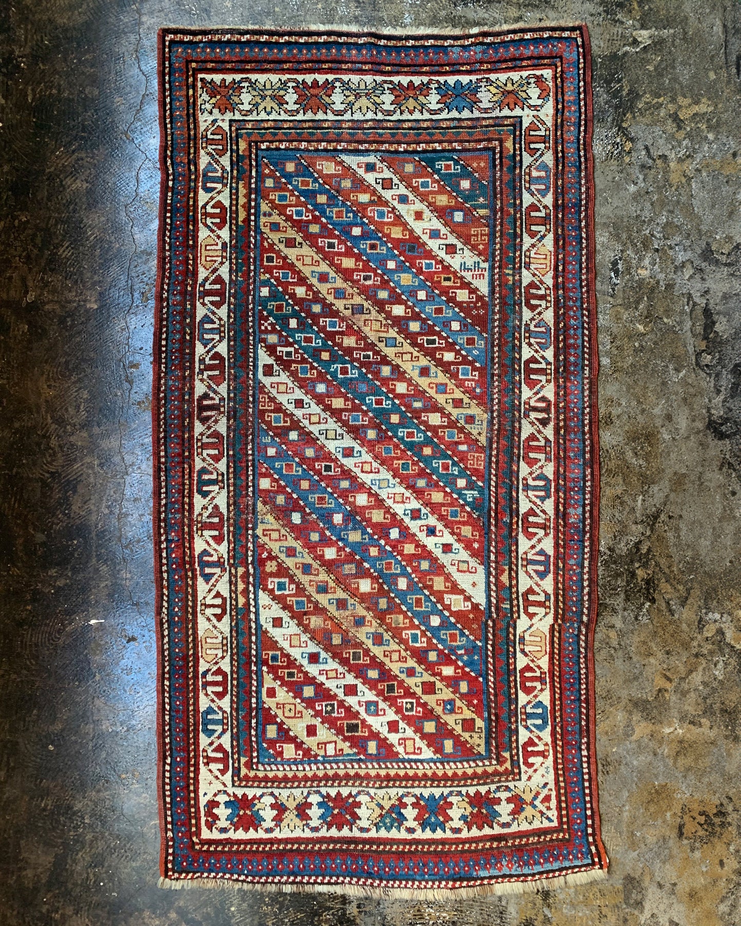 Antique Caucasian Rug