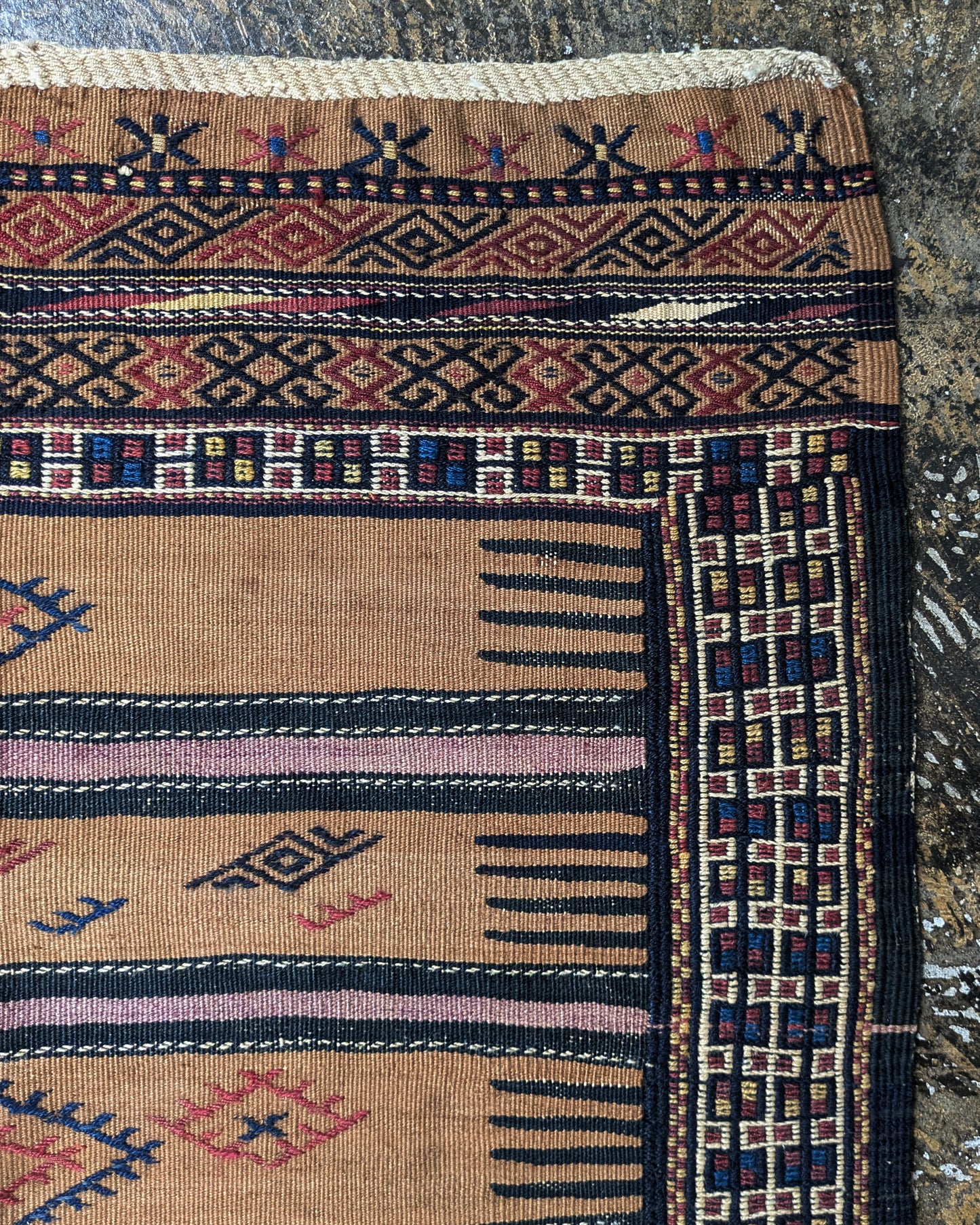 Antique Kurdish Kilim Sofreh