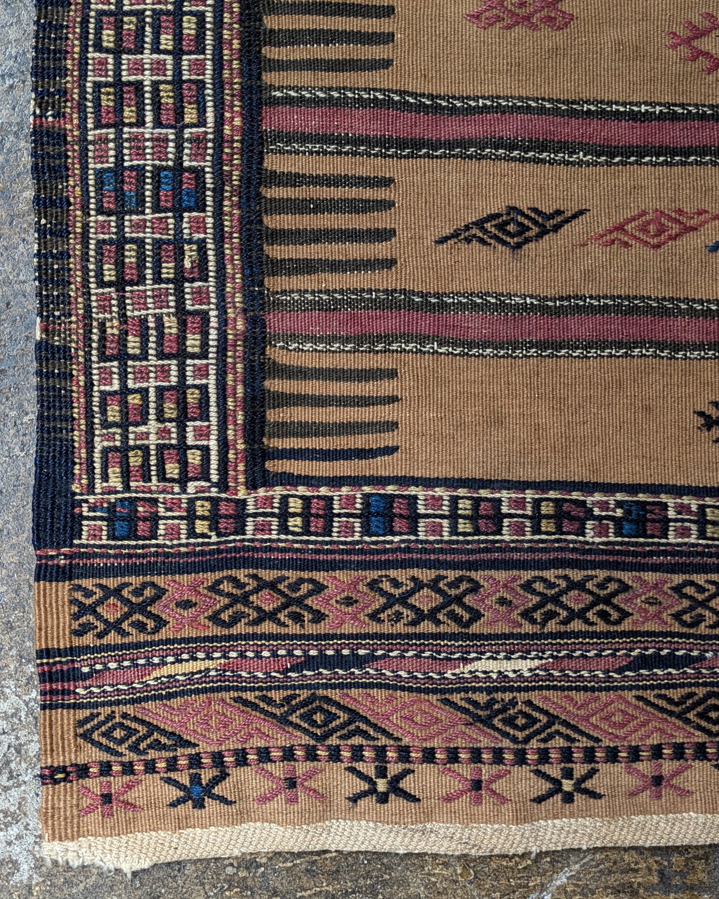 Antique Kurdish Kilim Sofreh