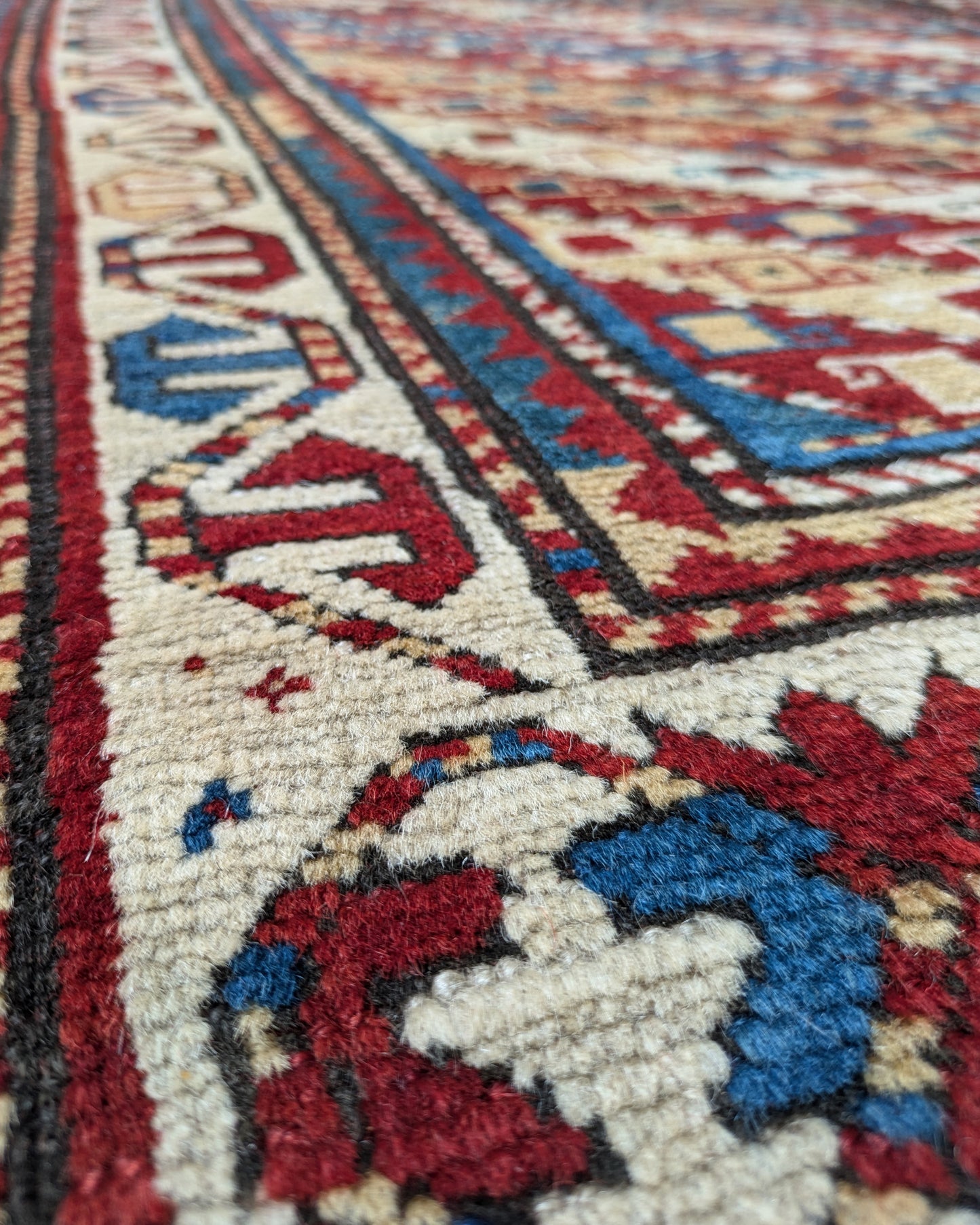 Antique Caucasian Rug