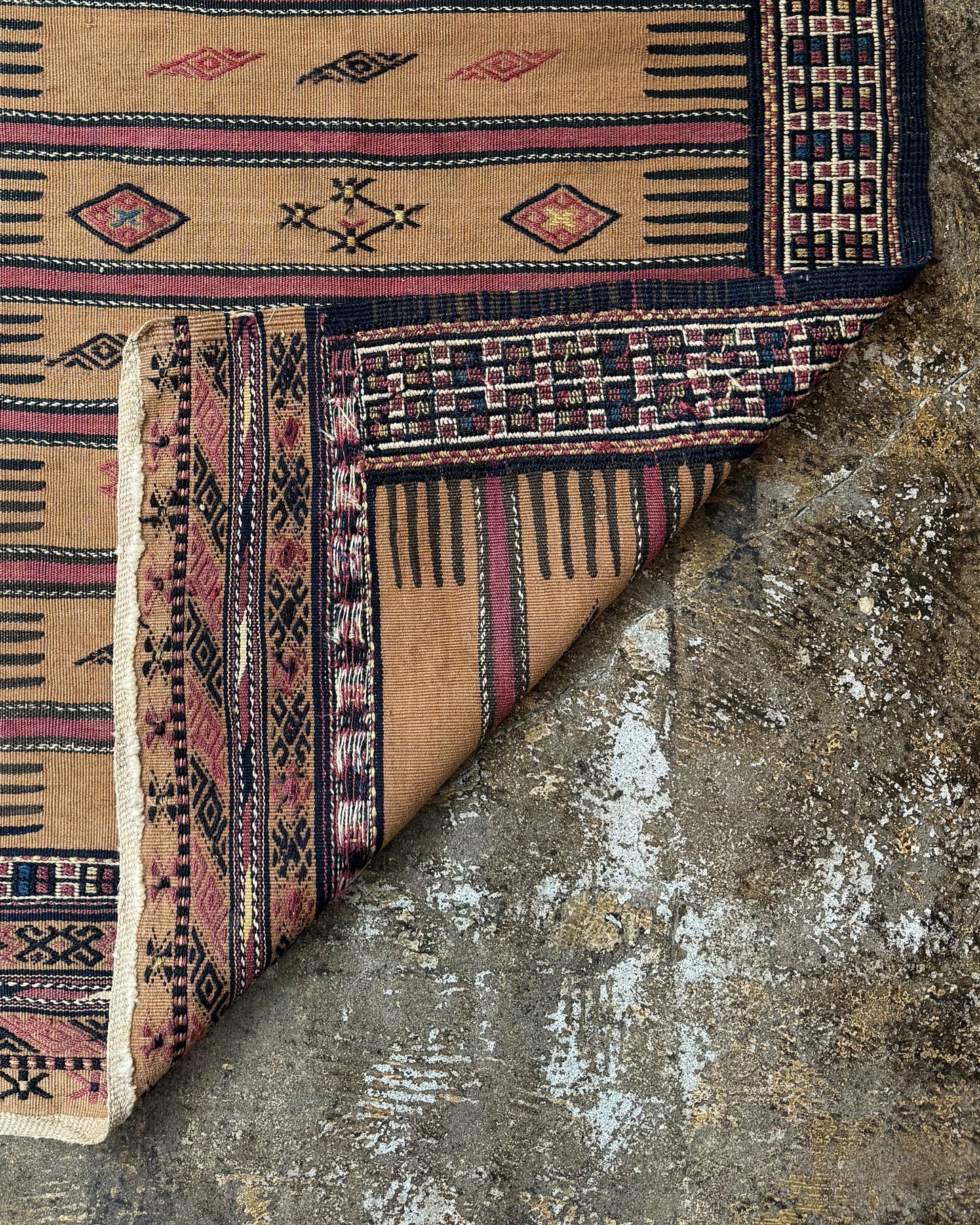 Antique Kurdish Kilim Sofreh