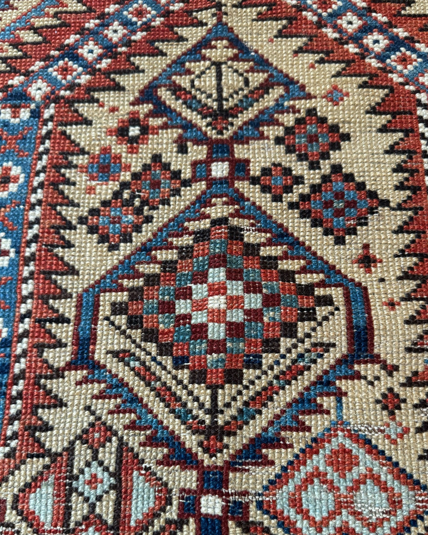 Antique Caucasian Rug