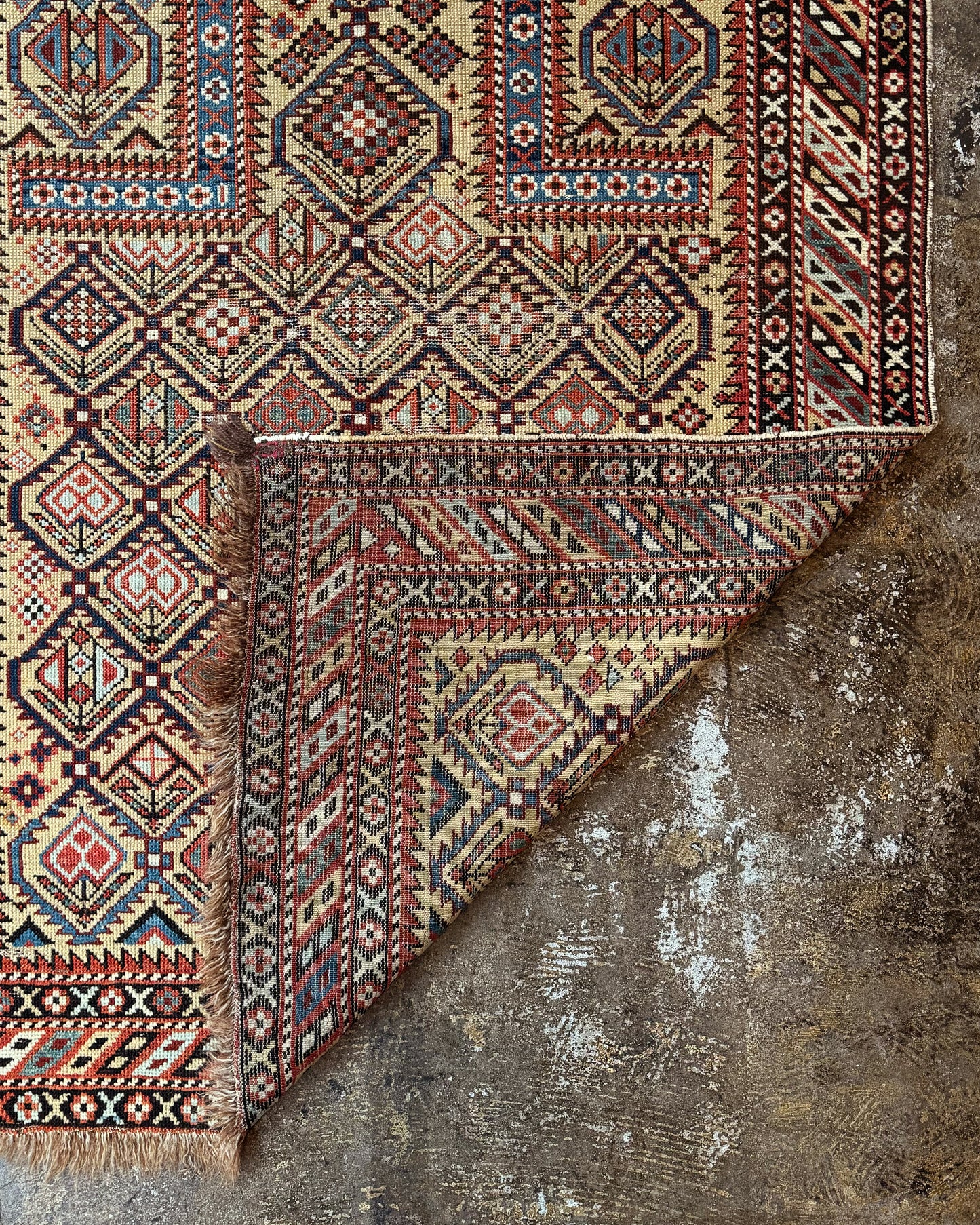 Antique Caucasian Rug